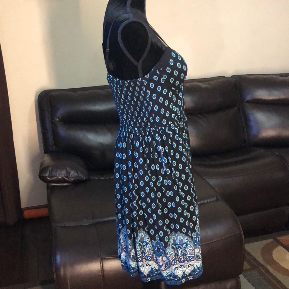 Xhilaration Black Floral Dress Size L - Picture 2 of 5